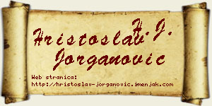 Hristoslav Jorganović vizit kartica